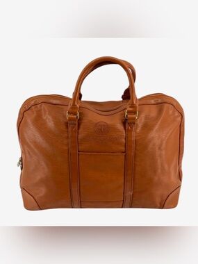 Balenciaga Men's Brown Leather Travel Tote